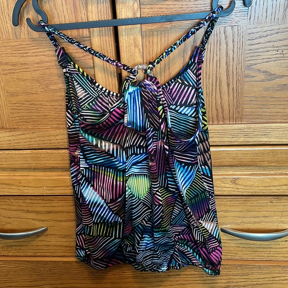 🕉Small Woman’s Multi Colored Racerback Tank🕉 - Picture 2 of 2